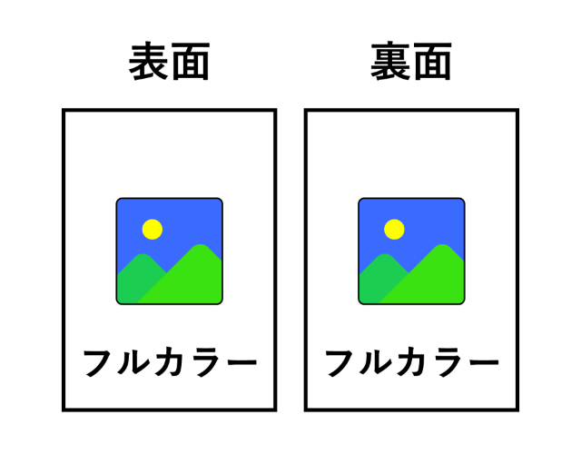 両面カラー