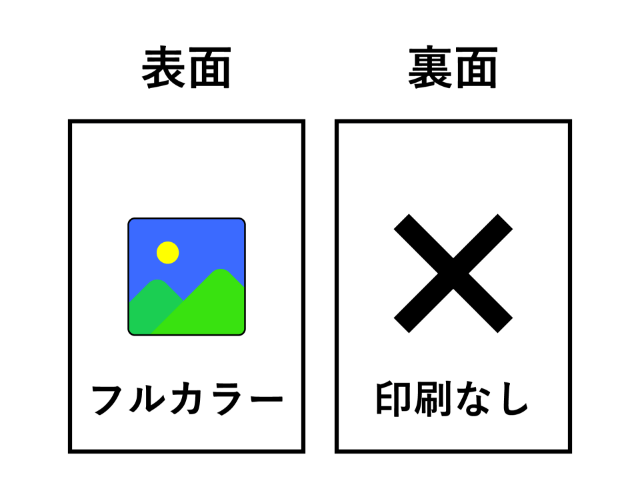片面カラー