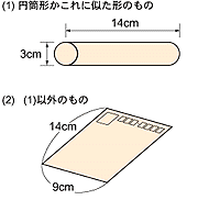 定形外郵便物の最小サイズ規定
