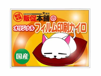オリジナルフィルム印刷カイロ 貼るっ子 貼るタイプ レギュラー（2）