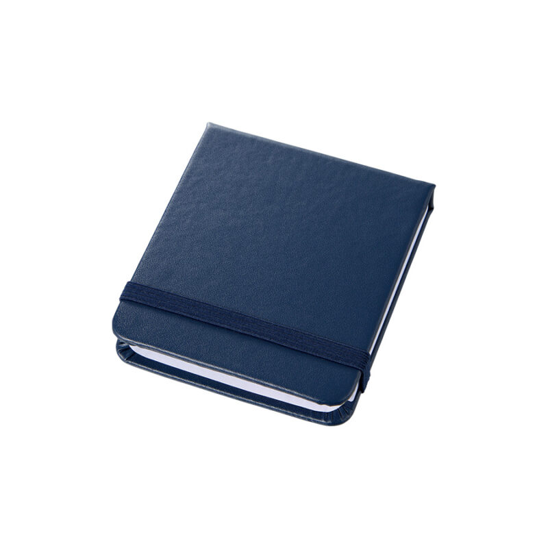 合皮カバー付箋セット(S) ネイビー