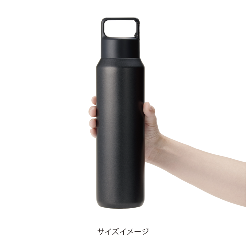 真空セラミック炭酸ボトル(800ml)(グレージュ)（6）