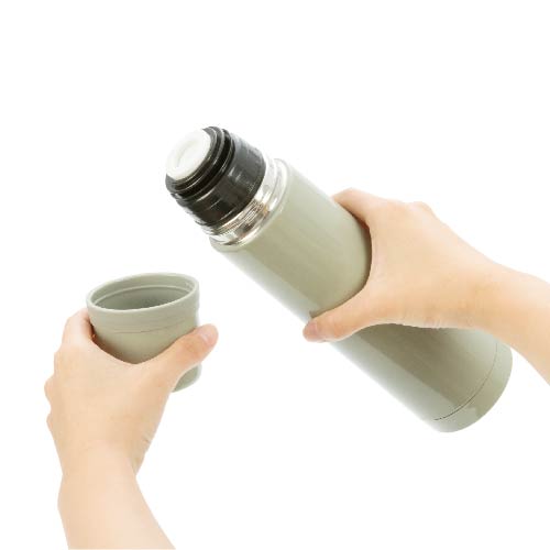 ステンレスボトル(480ml)(グレー)（2）
