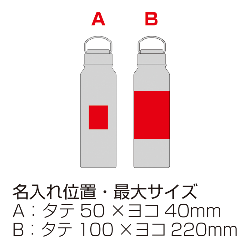 トゥーリフラスク・真空二重ステンレスボトル1L（ハンドル付き）-ブラック（5）