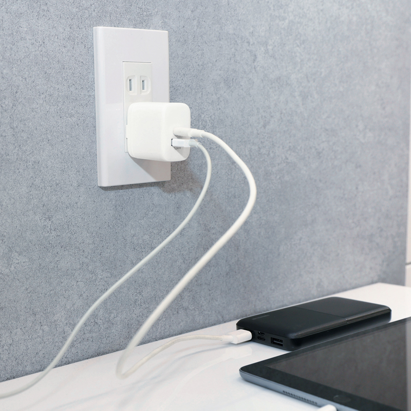 急速充電PD対応2ポートAC充電器（6）