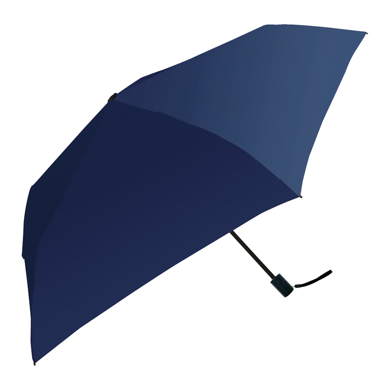 晴雨兼用 自動開閉耐風折りたたみ傘 ネイビー