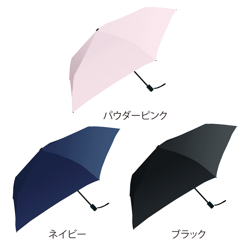 晴雨兼用 自動開閉耐風折りたたみ傘 ネイビー（3）