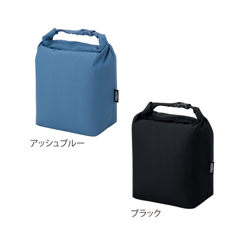 サーモス・保冷ロールトップバッグ アッシュブルー（2）