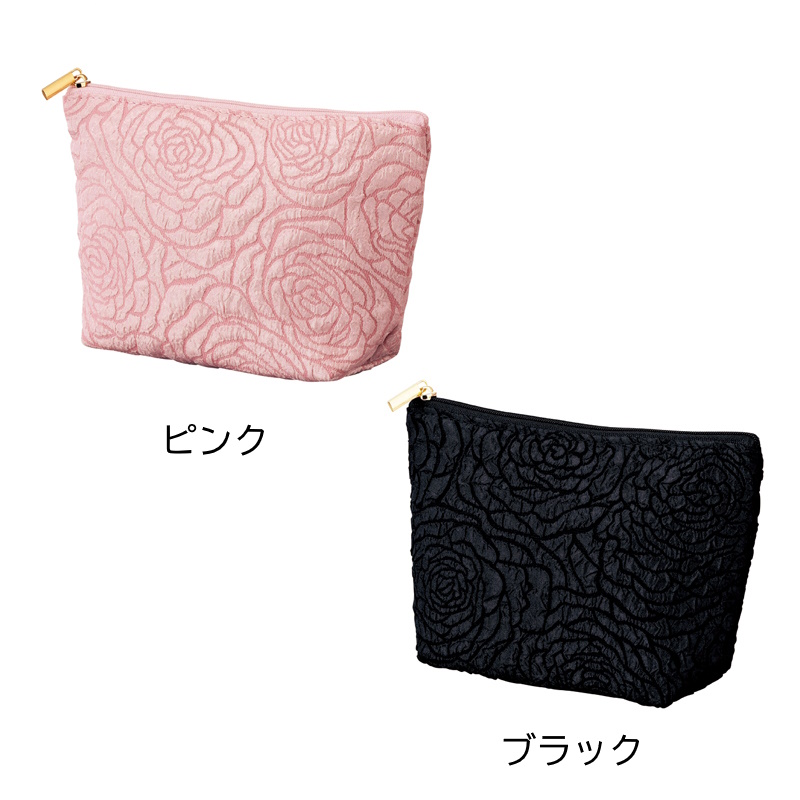 ローゼンルクス　ジャガードポーチ　ピンク（4）