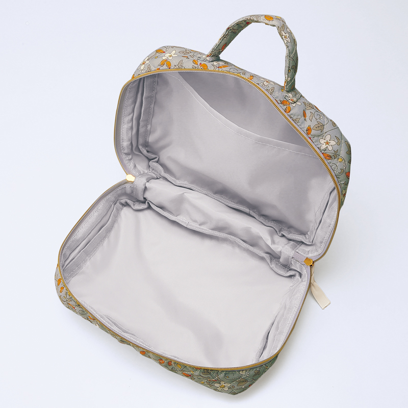 フィオリート・ハンドル付きキルティングオープンポーチ（3）