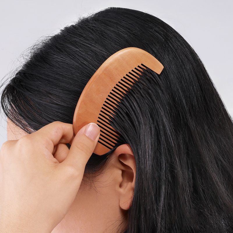 ナチュラルウッド・コンパクトコーム（ジッパーケース入り）（2）