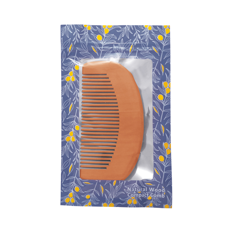 ナチュラルウッド・コンパクトコーム（ジッパーケース入り）（4）