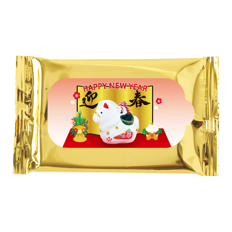 干支ゴールドウェットティッシュ（午）10枚（2）