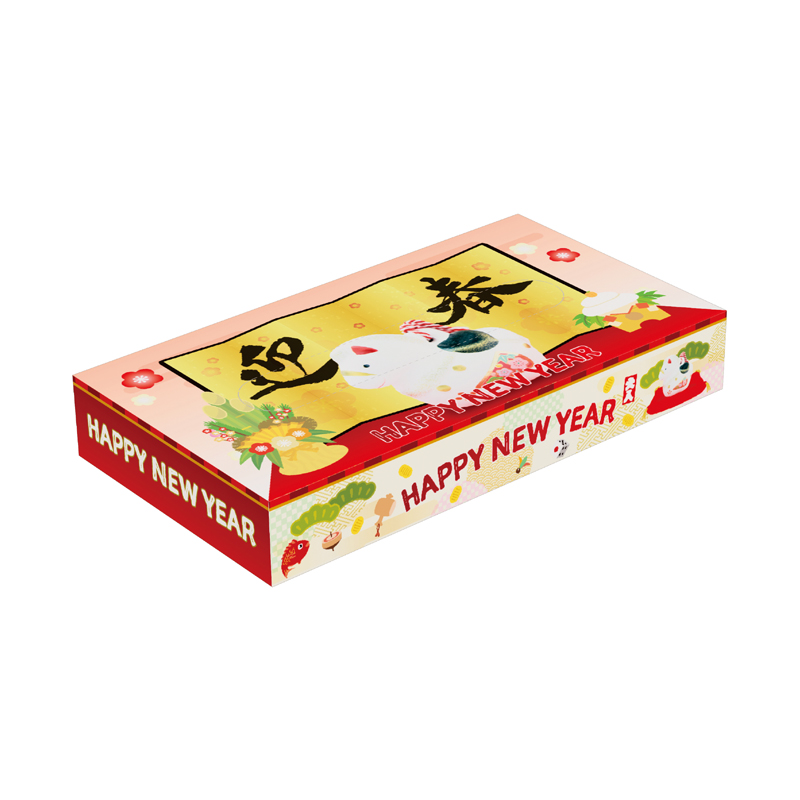 干支BOXティッシュ（午）40W（2）