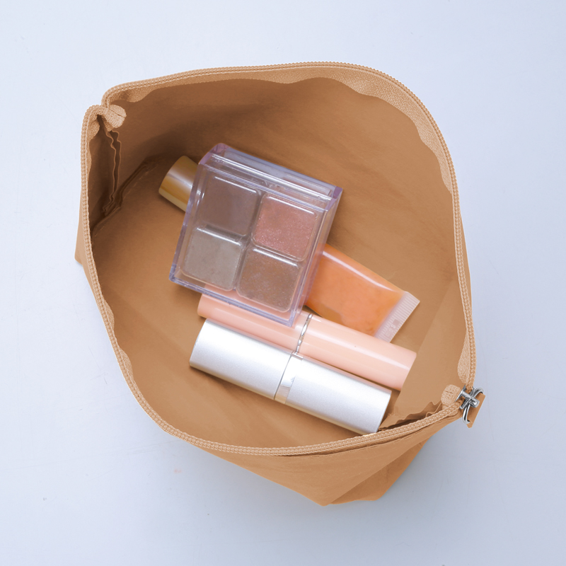 イークラフト・ウォッシャブルペーパーポーチ（ベージュ）（2）