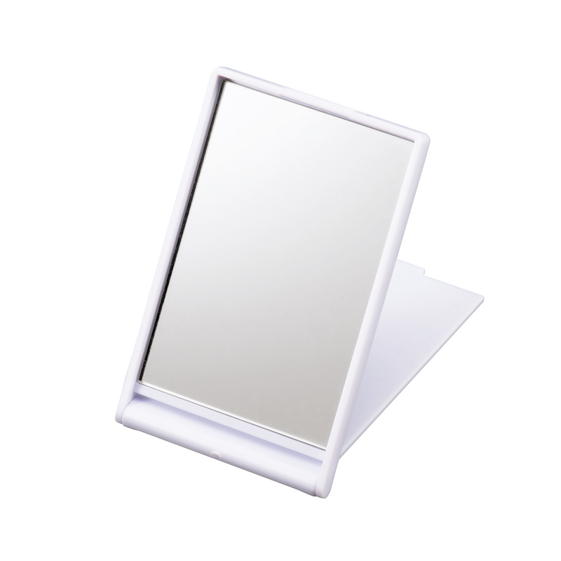 ハンディコンパクトミラー(ホワイト)