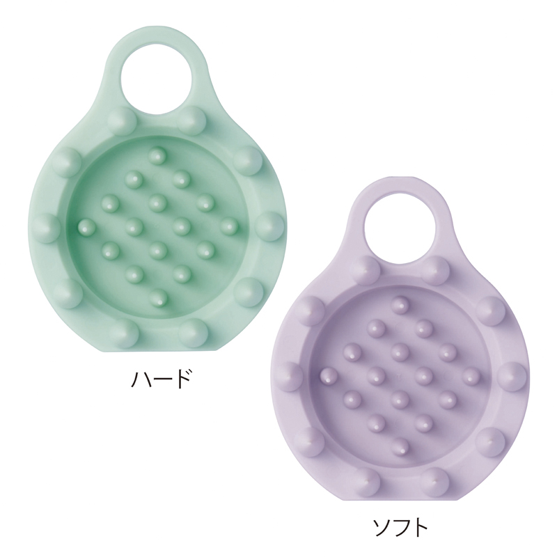 立て置き出来るフック穴付きシャンプースパブラシ（ハード）（3）