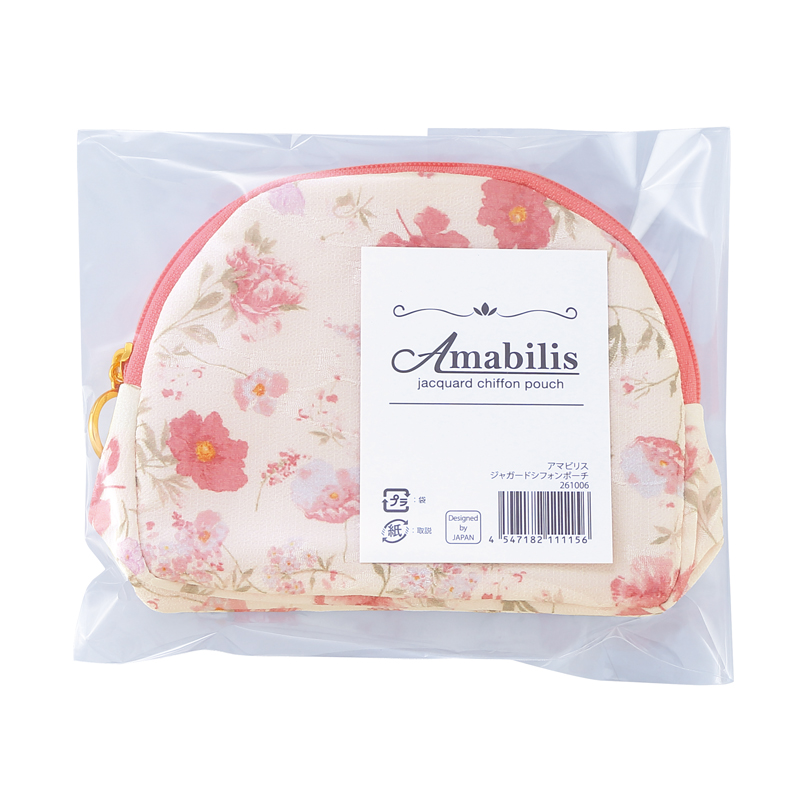 アマビリス ジャガードシフォンポーチ（6）