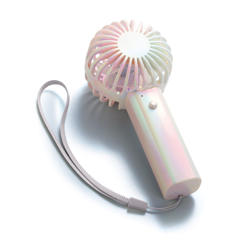 オーロラ充電式ハンディファン(ストラップ付き)