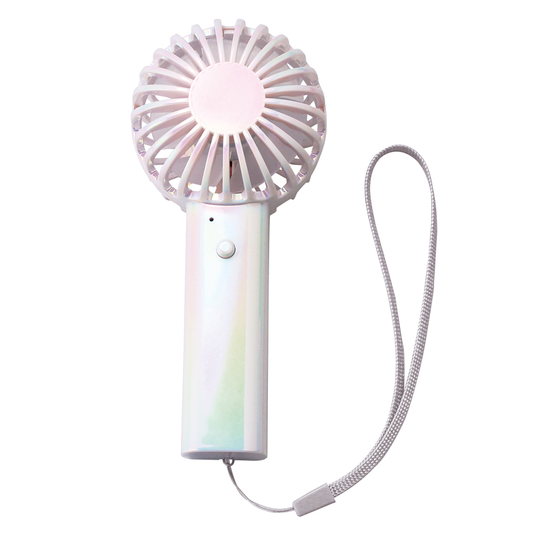 オーロラ充電式ハンディファン(ストラップ付き)（2）