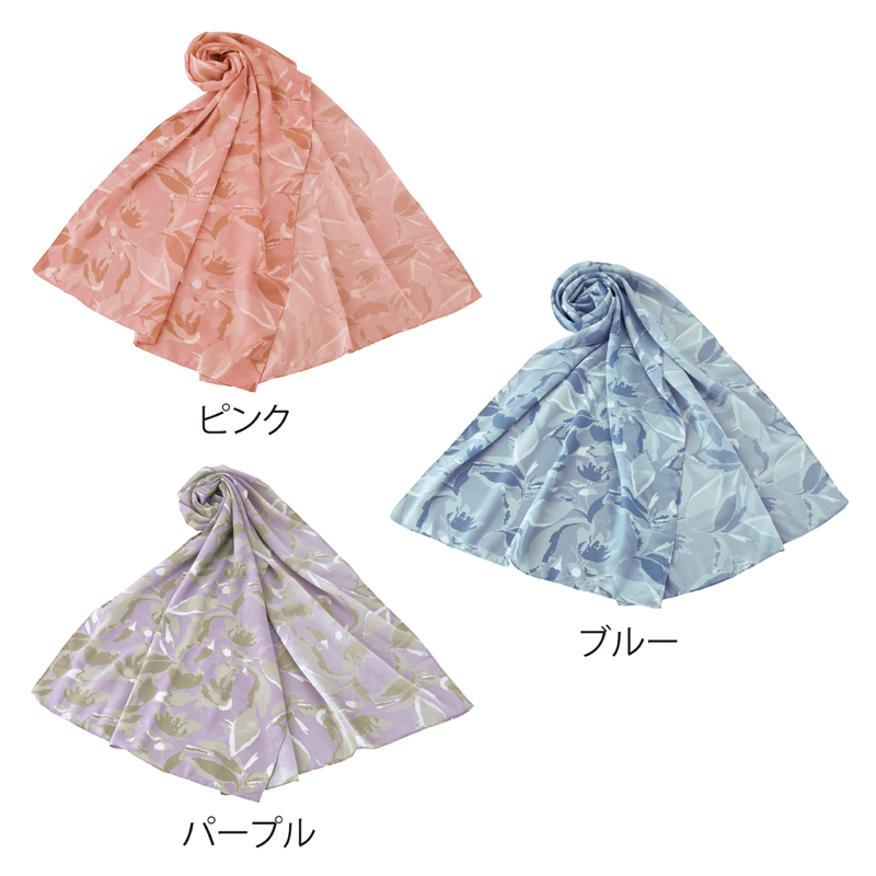 リュクレ シフォンフラワーストール（4）