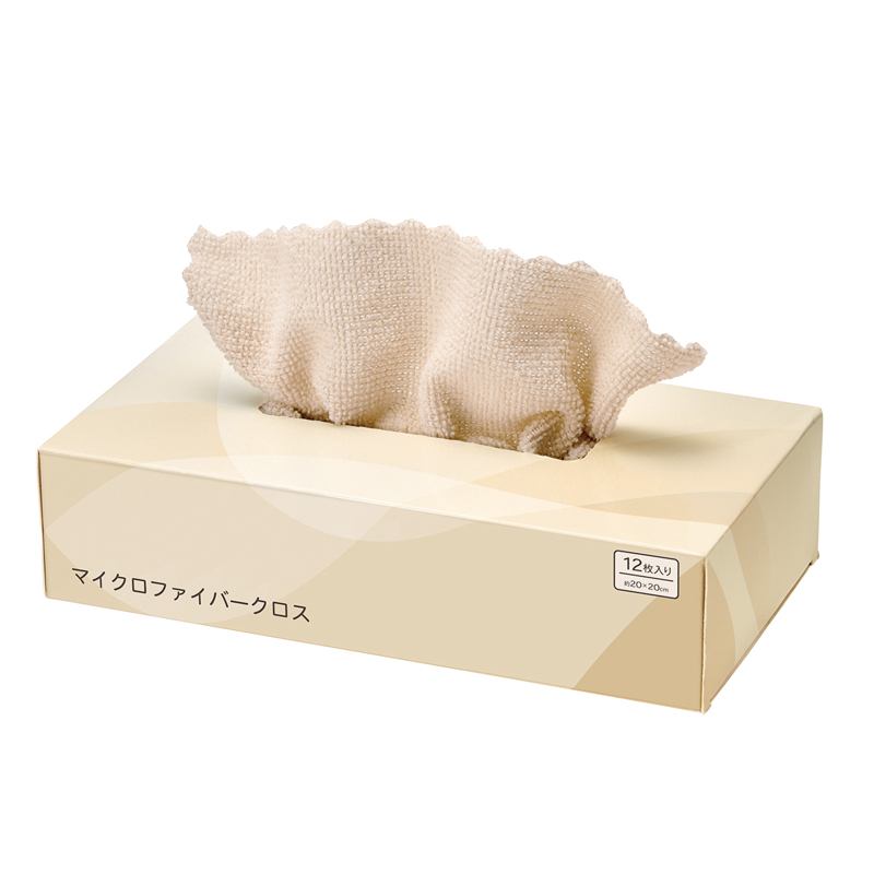 ボックス入り マイクロファイバークロス12枚（5）