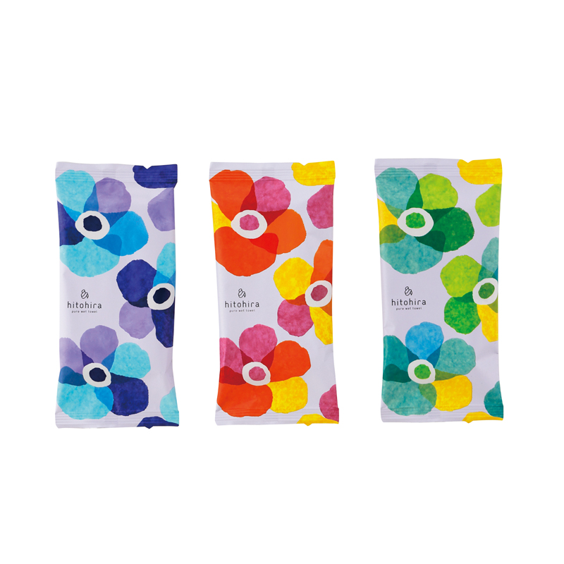 アロマが香るウェットタオル(FLOWER)