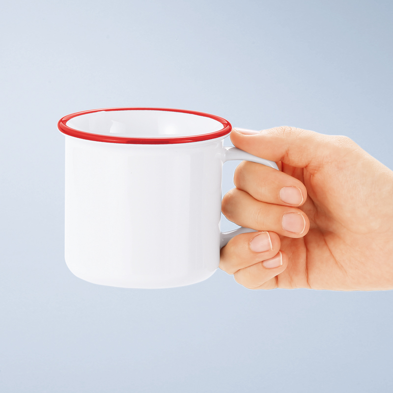 ホーローライクマグ(レッド)（3）