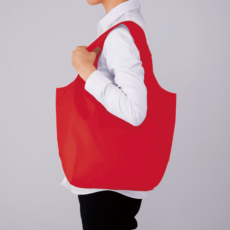 セルトナ・マチ広ラージポータブルエコバッグ(レッド)（3）