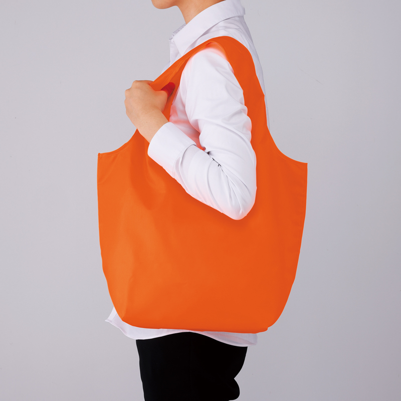 セルトナ・マチ広ラージポータブルエコバッグ(オレンジ)（3）