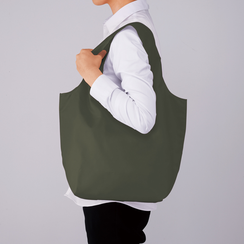 セルトナ・マチ広ラージポータブルエコバッグ(カーキ)（3）