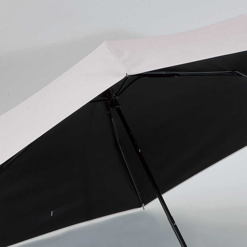 ベーシック男女兼用晴雨兼用折りたたみ傘(オフホワイト)（4）