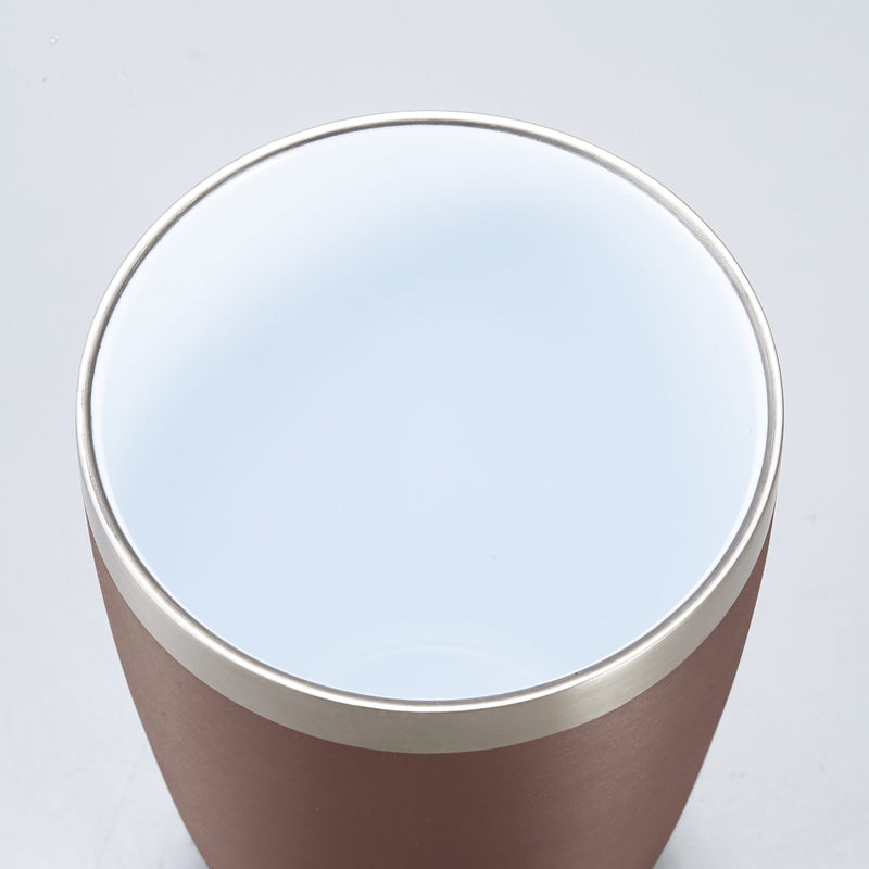 セラミック加工真空二重構造ステンレスタンブラー(グレージュ)（4）