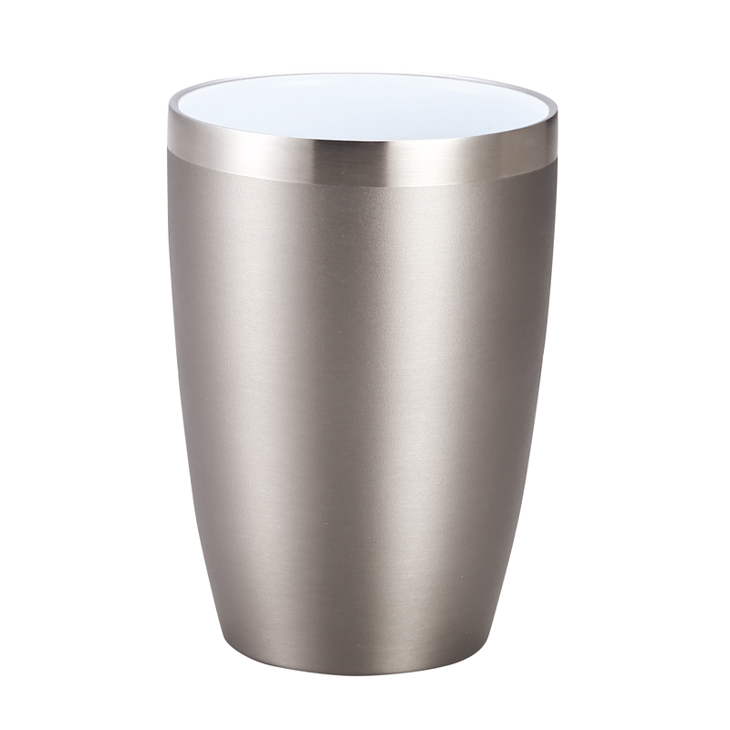 セラミック加工真空二重構造ステンレスタンブラー(シルバー)