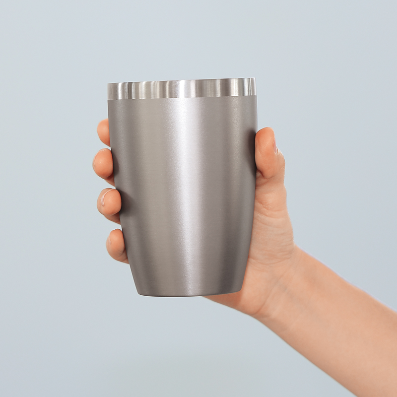 セラミック加工真空二重構造ステンレスタンブラー(シルバー)（3）