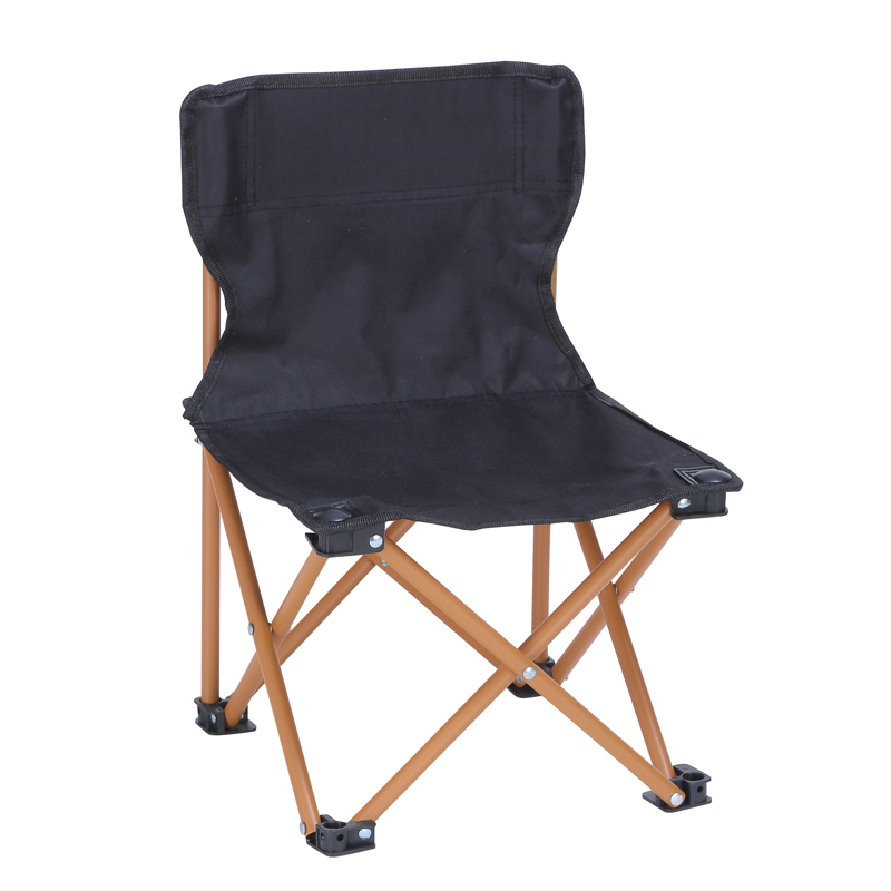 レジャーアンドライフ・ポータブルミニチェア(ブラック)