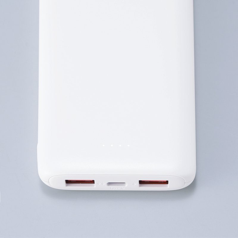 PD20W急速充電対応モバイルバッテリー10000(ホワイト)（3）