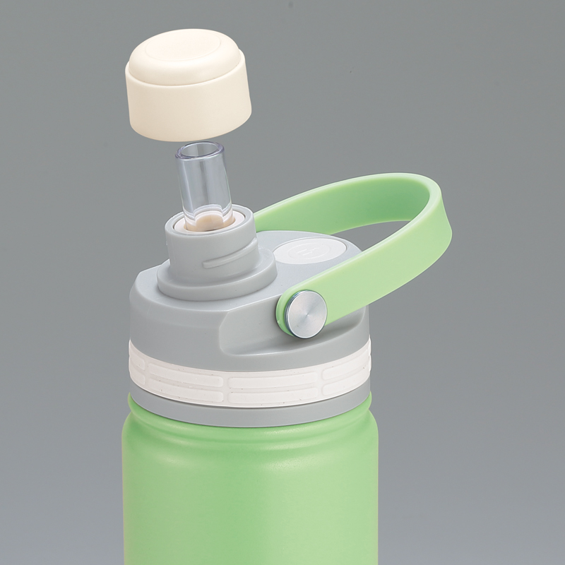 マグリッド・真空二重2WAYストローボトル500ml(グリーン)（3）