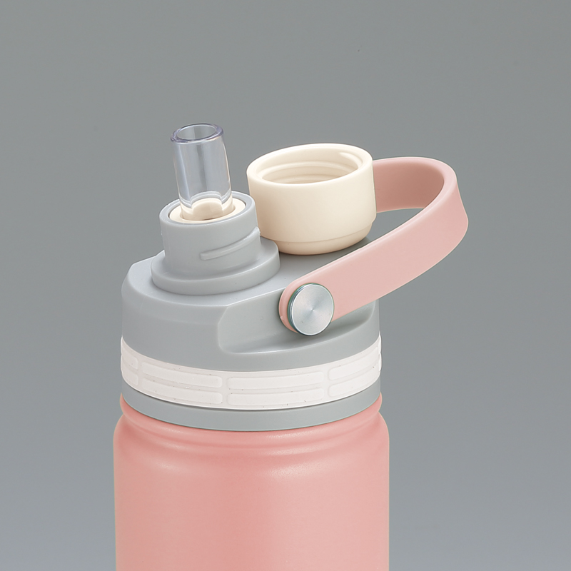 マグリッド・真空二重2WAYストローボトル500ml(ピンク)（4）