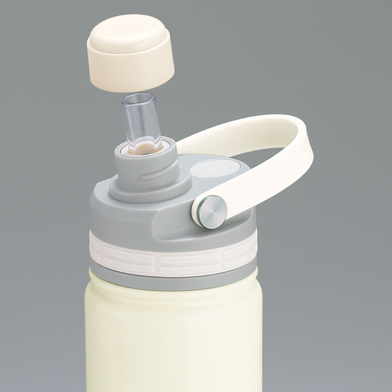 マグリッド・真空二重2WAYストローボトル500ml(ホワイト)（3）