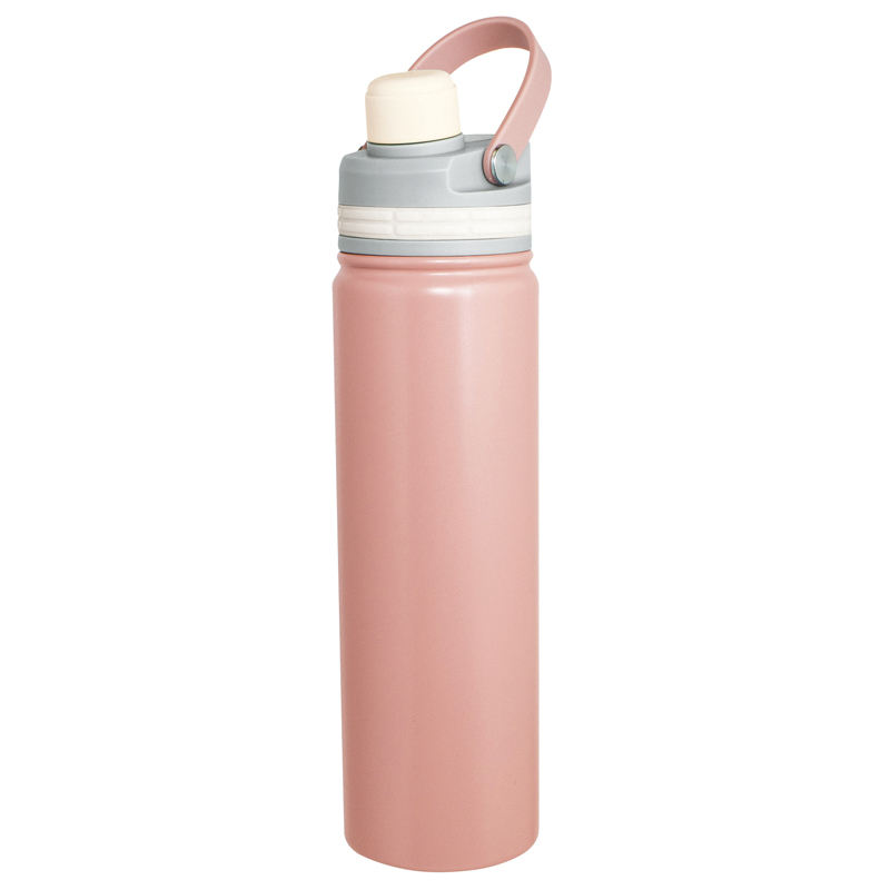 マグリッド・真空二重2WAYストローボトル700ml(ピンク)