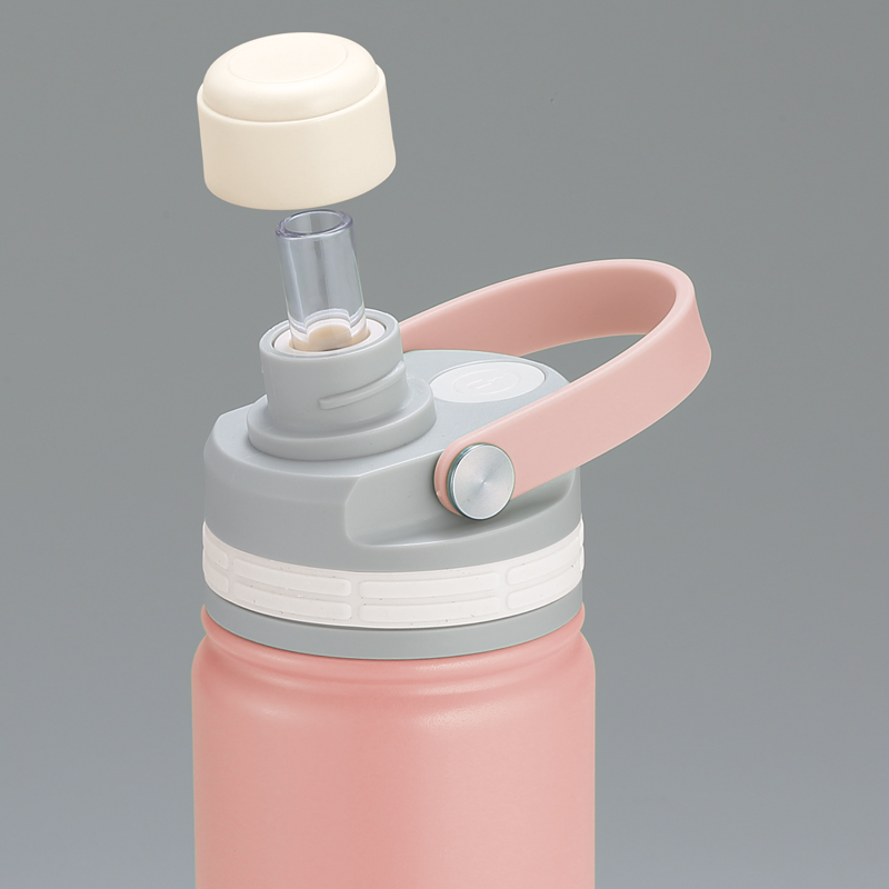 マグリッド・真空二重2WAYストローボトル700ml(ピンク)（3）