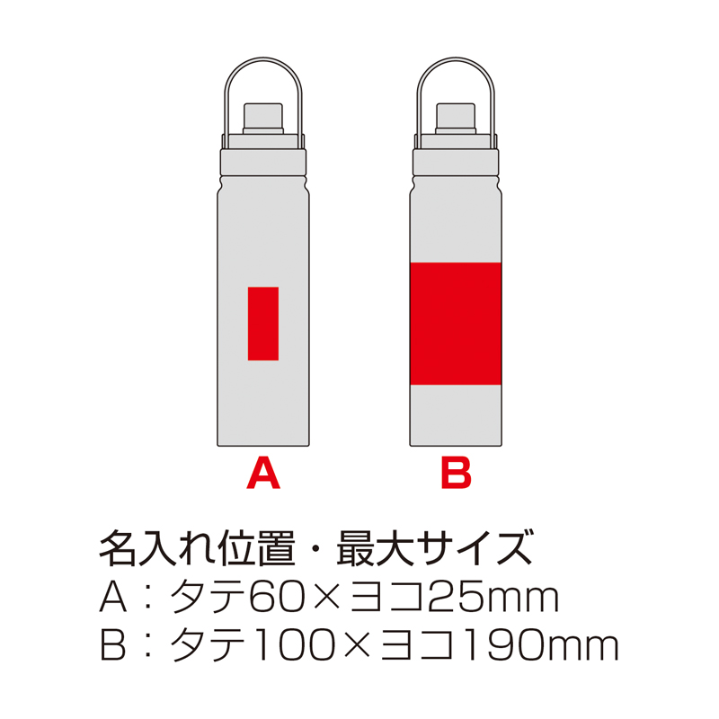 マグリッド・真空二重2WAYストローボトル700ml(ホワイト)（6）