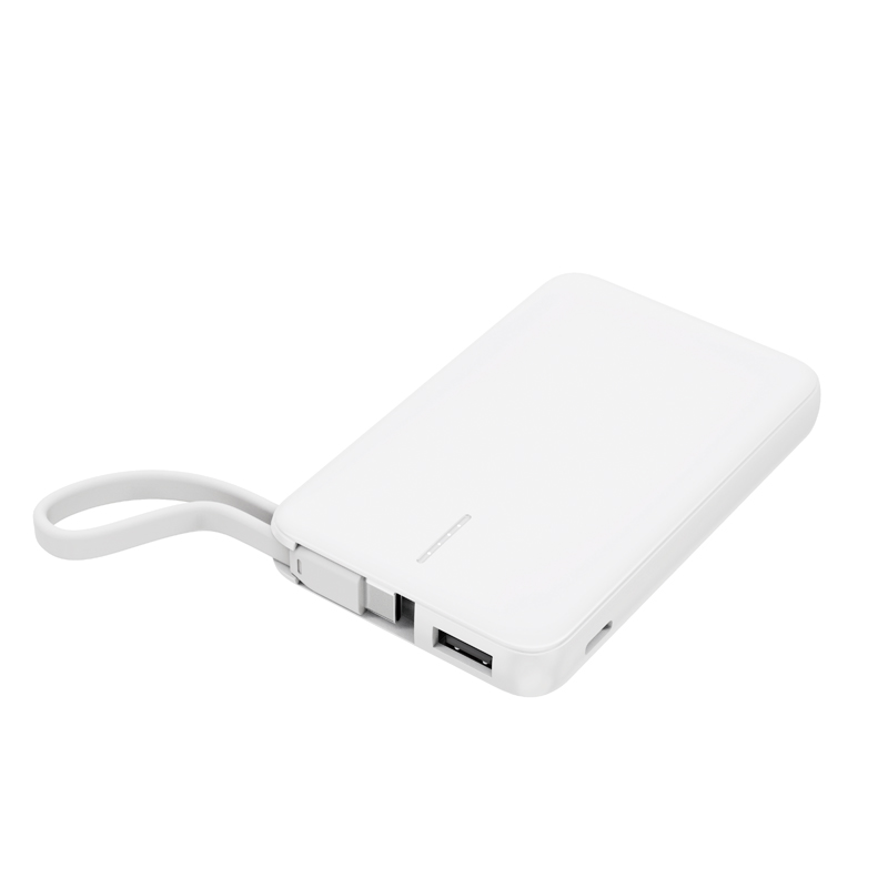 リン酸鉄急速充電モバイルバッテリー5000(ホワイト)