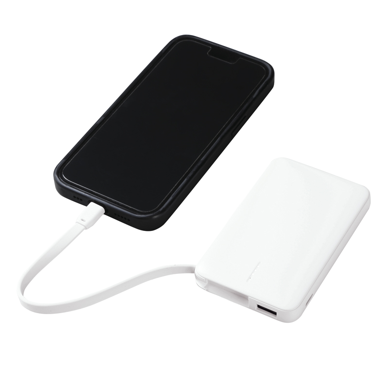 リン酸鉄急速充電モバイルバッテリー5000(ホワイト)（5）