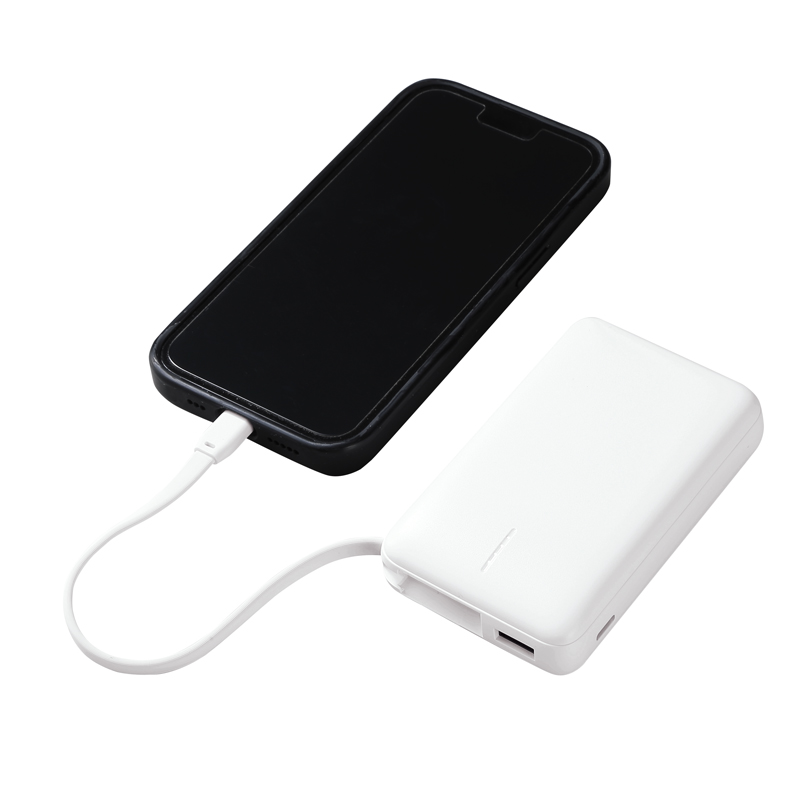 リン酸鉄急速充電モバイルバッテリー10000(ホワイト)（5）