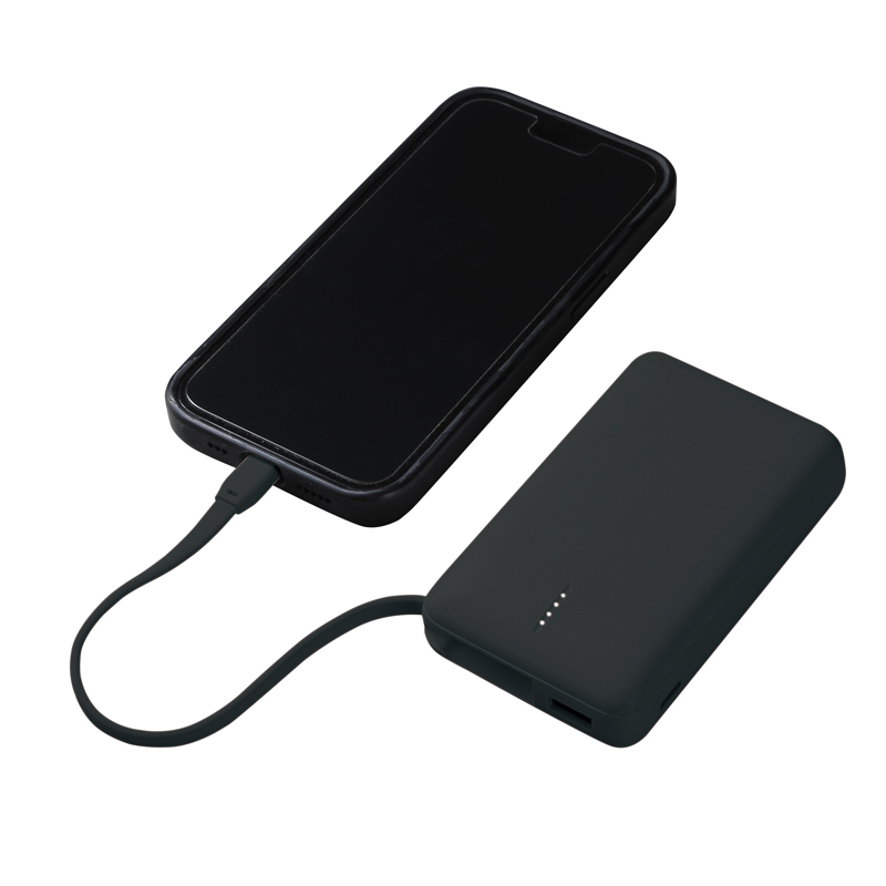 リン酸鉄急速充電モバイルバッテリー10000(ブラック)（5）