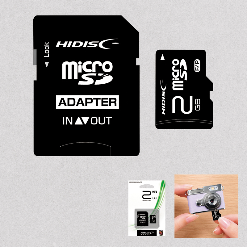 microSDカード(2GB)