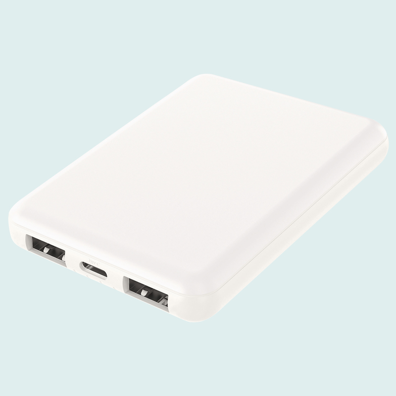 準固体電池モバイルバッテリー5000(ホワイト)