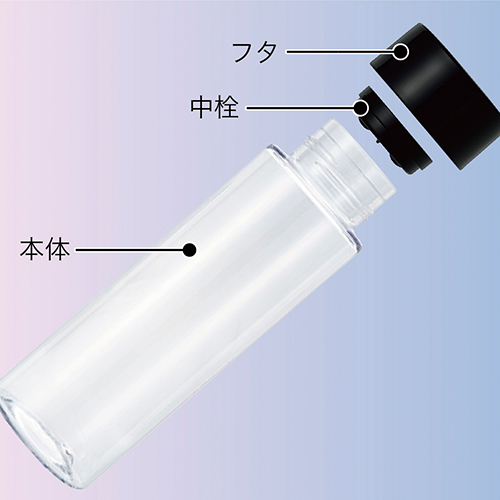 マイクリアボトル(500ml)(黒）（2）